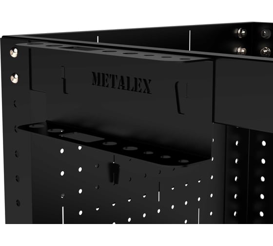Тележка инструментальная ООО Металекс Тип 2 800x400x800 мм, 3 полки, черный 118190