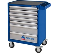 Тележка инструментальная МАСТАК 7 выдвижных ящиков, НОВА, серая 521-07580G