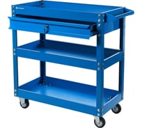 Инструментальная тележка ABC 3 полки с ящиком 700х350х760 мм ИЛТ-3СЯ