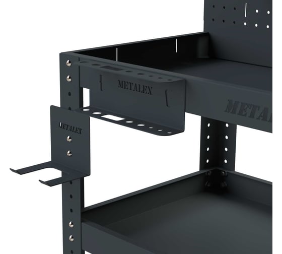 Тележка инструментальная ООО Металекс Тип 4 900x400x950 4 полки (серый) / 118327