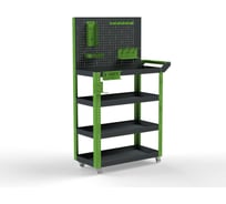 Тележка инструментальная ООО Металекс Тип 4 700x450x950 4 полки (серо-зеленый) / 118316