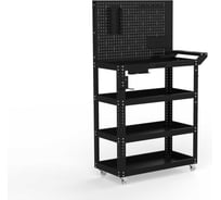 Тележка инструментальная Metalex Тип 4 900x400x950 мм, 4 полки, черный 118333