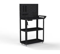 Тележка инструментальная ООО Металекс Metalex Тип 4 800x400x950 мм, 3 полки, черный 118308
