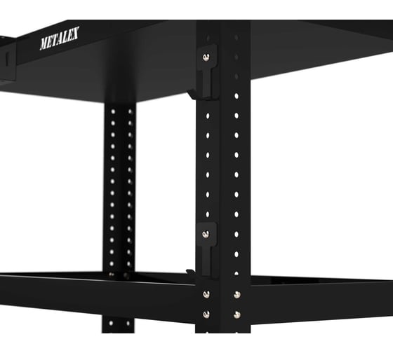 Тележка инструментальная ООО Металекс Metalex Тип 4 900x400x950 мм, 3 полки, черный 118309
