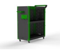 Тележка инструментальная ООО Металекс Тип 3 800x450x950 мм, 3 полки, серо-зеленый 118381