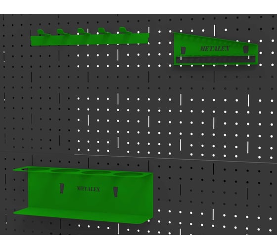 Тележка инструментальная ООО Металекс Тип 3 700x400x950 мм, 3 полки, серо-зеленый 118377