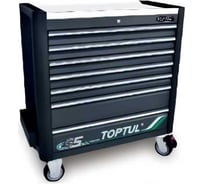 Тележка инструментальная TOPTUL Jumbo 7 ящиков, с набором инструментов, 413 предметов GE-41330