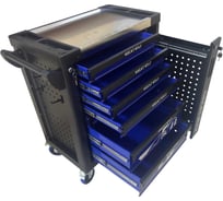 Инструментальная тележка Great Wolf 8 ящиков, ЦЗ, усиленная, синяя GW-8ST BLUE