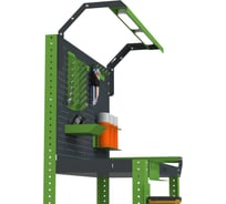 Тележка инструментальная ООО Металекс Тип 5 800x450x800 2-е полки, серо-зеленый 118455