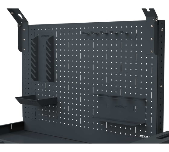 Тележка инструментальная ООО Металекс Тип 5 700x350x800 2-е полки, серый 118465