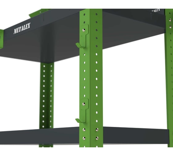 Тележка инструментальная ООО Металекс Тип 5 700x450x950 3 полки, серо-зеленый 118492