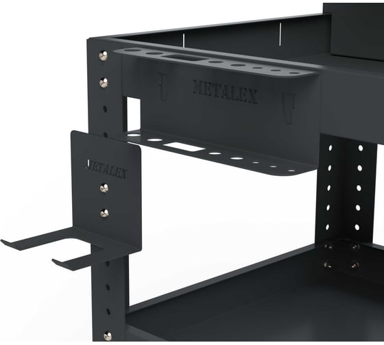 Тележка инструментальная ООО Металекс Тип 5 700x450x950 4 полки, серый 118552