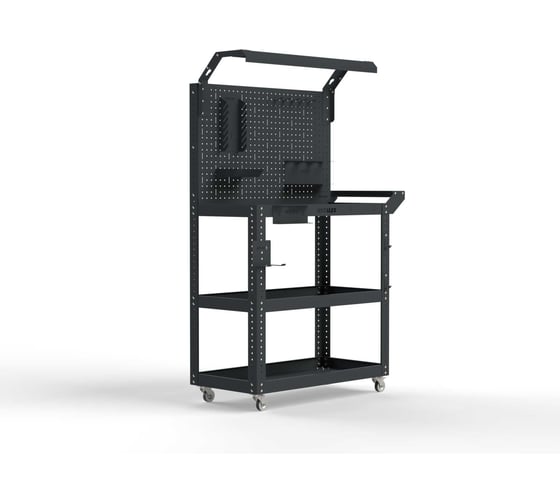 Тележка инструментальная ООО Металекс Тип 5 700x350x800 3 полки, серый 118509 1