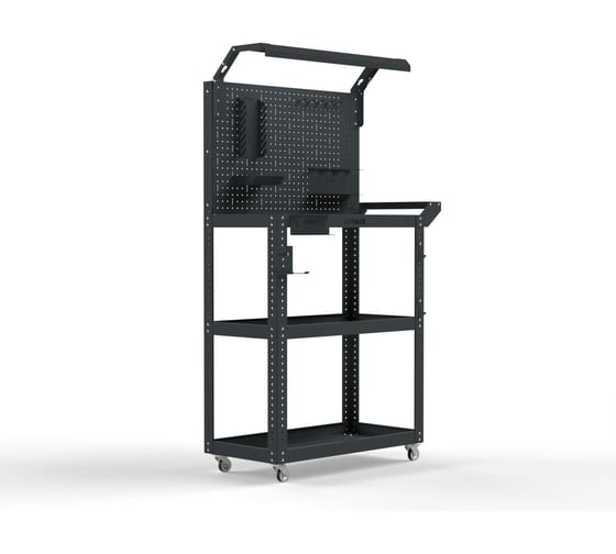 Тележка инструментальная ООО Металекс Тип 5 700x450x950 3 полки, серый 118520 1