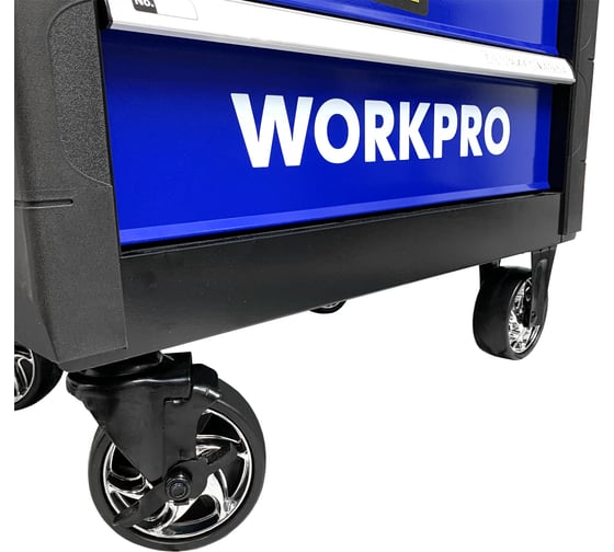 Тележка инструментальная WORKPRO 7 ящиков с 9 ложементами WP285002B