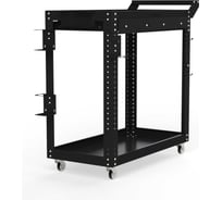 Тележка инструментальная ООО Металекс Metalex Тип 1А, 800x450x800, 2-е полки, черный 118591