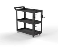 Тележка инструментальная ООО Металекс Metalex Тип 1А, 800x450x950, 3 полки, серый 118633
