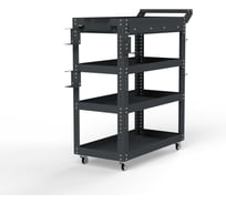 Тележка инструментальная ООО Металекс Metalex Тип 1А, 800x450x950, 4 полки, серый 118665