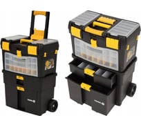 Ящик-тележка для инструмента VOREL с органайзером 78734