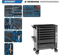 Набор инструментов KING TONY 235 предметов, EFFORT, в серой тележке 9G38-235MRVG