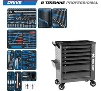 Набор инструментов KING TONY 251 предмет, DRIVE, в серой тележке 9G38-251MRVG