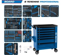 Набор инструментов KING TONY 325 предметов, BOARD, в синей тележке 9G38-325MRVB