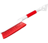 Щетка для снега SKYWAY 58см cо скребком мягкая щетина, ручка soft touch S07801031