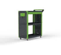 Тележка инструментальная ООО Металекс Metalex Тип 2А, 800x450x950, 3 полки, серо-зеленый, 118717
