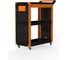 Тележка инструментальная ООО Металекс Metalex Тип 2А, 800x400x950, 3 полки, оранжево-черный, 118728 1