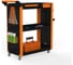 Тележка инструментальная ООО Металекс Metalex Тип 2А, 800x400x950, 3 полки, оранжево-черный, 118728 5