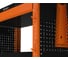 Тележка инструментальная ООО Металекс Metalex Тип 2А, 800x450x800, 3 полки, оранжево-черный, 118725 5