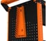 Тележка инструментальная ООО Металекс Metalex Тип 2А, 800x450x800, 3 полки, оранжево-черный, 118725 8