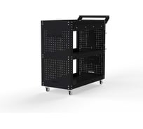 Тележка инструментальная ООО Металекс Metalex Тип 2А, 900x400x800, 3 полки, черный, 118751