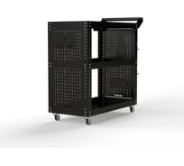 Тележка инструментальная ООО Металекс Metalex Тип 2А, 900x450x800, 3 полки, черный, 118754