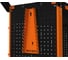 Тележка инструментальная ООО Металекс Тип 2А 700x450x800 2-е полки (оранжево-черный) 118686 9
