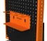 Тележка инструментальная ООО Металекс Тип 2А 700x450x800 2-е полки (оранжево-черный) 118686 10