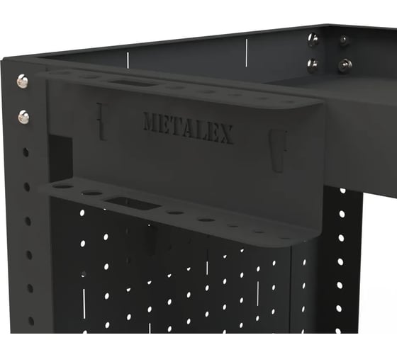Тележка инструментальная ООО Металекс Тип 2А 800x400x800 3 полки (серый) 118736