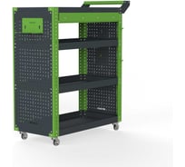 Тележка инструментальная ООО Металекс Metalex Тип 2А, 900x450x950, 4 полки, серо-зеленый, 118766