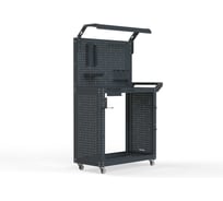 Тележка инструментальная ООО Металекс Metalex тип 6, 700х350х800, 2-е полки, серый, 118801