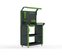 Тележка инструментальная ООО Металекс тип 6 800х450х800 3 полки (серо-зеленый) 118823