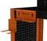 Тележка инструментальная ООО Металекс Metalex тип 6, 800х400х800, 2-е полки, оранжево-черный, 118796 6