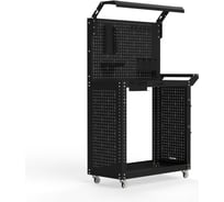 Тележка инструментальная ООО Металекс Metalex тип 6, 800х400х800, 2-е полки, черный, 118812