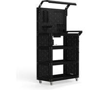 Тележка инструментальная ООО Металекс Metalex тип 6, 700х400х950, 4 полки, черный, 118891