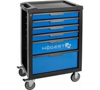 Инструментальная тележка HOEGERT TECHNIK 6 ящиков HT7G045