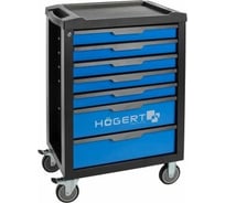 Тележка для инструментов HOEGERT TECHNIK 7 ящиков HT7G048