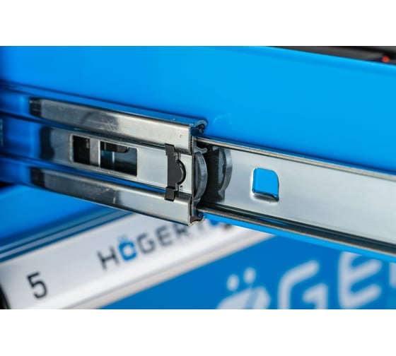 Тележка для инструментов HOEGERT TECHNIK 7 ящиков HT7G048