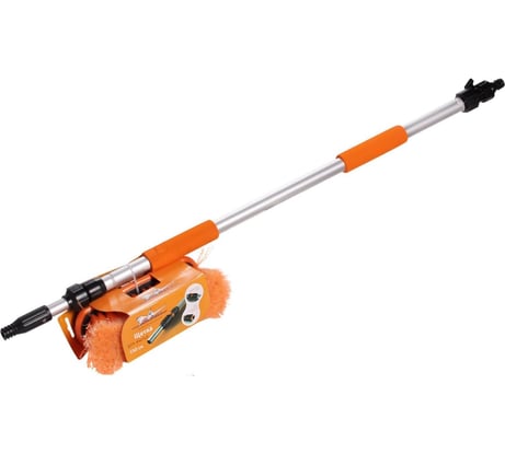 Швабра Airline с насадкой для шланга, щеткой 20 см и телескопической ручкой 100-150см AB-H-02