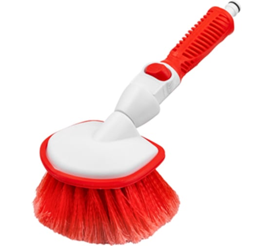 Щетка для мытья SKYWAY 31см (15*13 см) кнопка подачи воды, штуцер под шланг S02709005 1