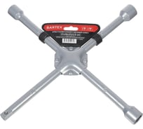 Ключ крестообразный гаечный усиленный BARTEX 170х190х210 мм, сталь, 316302