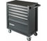 Тележка инструментальная 6 полочная Standart серая RUNTEC RTSTD-6G 2